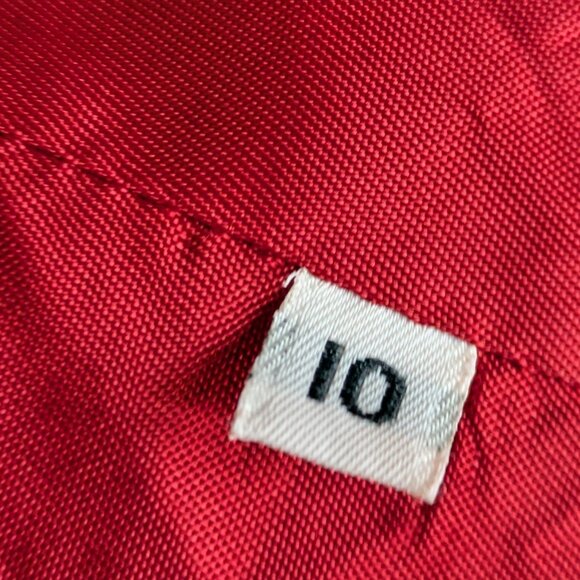 Bristol County Women's Red Blazer with Gold Buttons - Picture 6 of 11